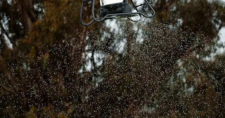 Ensayo de campo con dron agrícola — evidencia científica