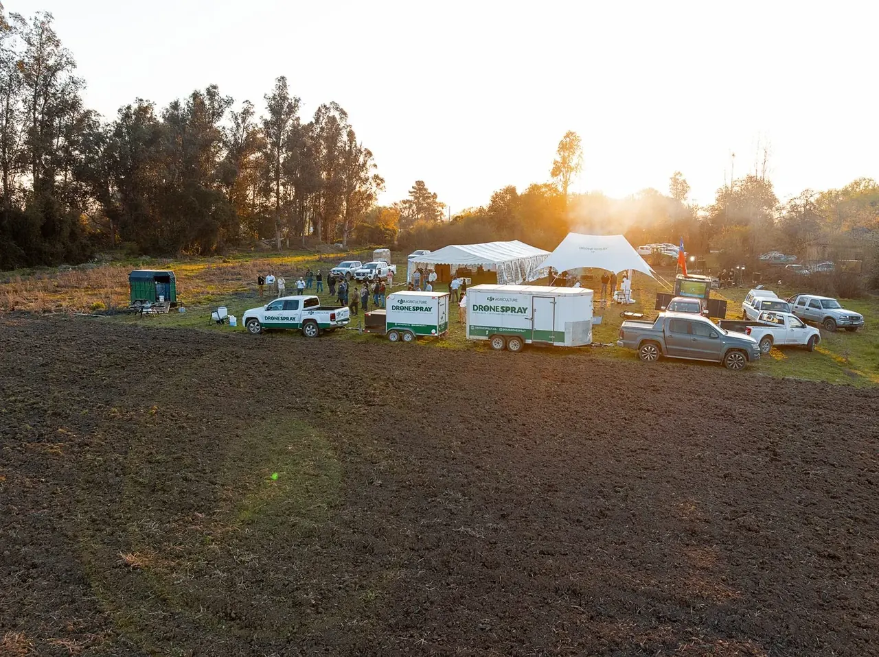 Día de campo técnico de Dronespray® con demostraciones